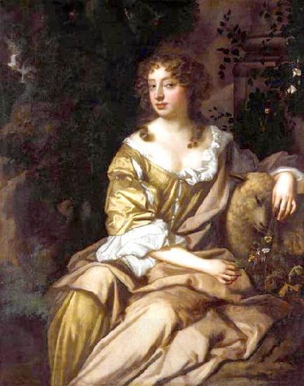 Sir Peter Lely Portrait of Nell Gwyn. China oil painting art